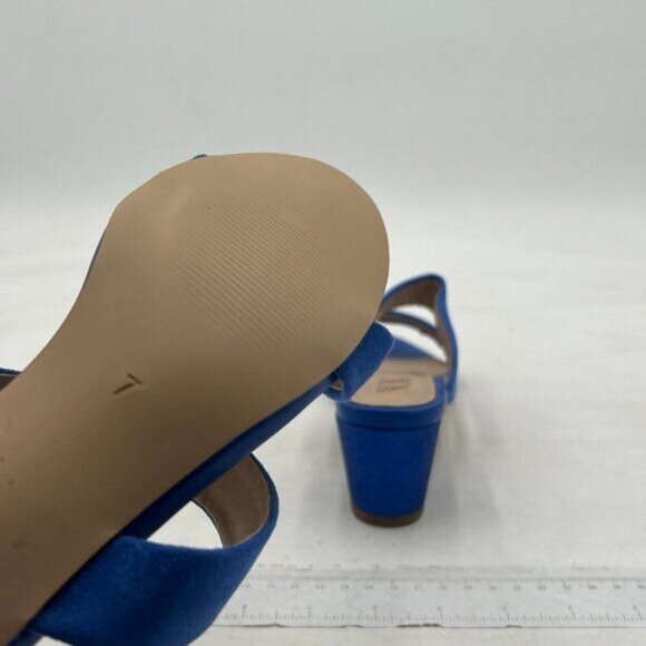 Women Casual Open Toe Sandals Chunky Low Heel Slip On Mule Comfy Summer Slide - Picture 5 of 7